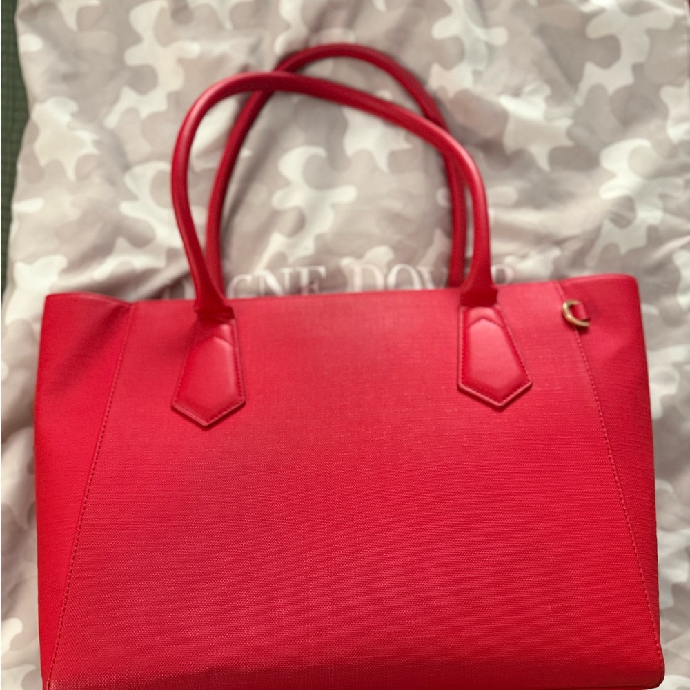 Dagne Dover Vibrant Red Tote Bag - Picture 5 of 6